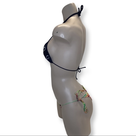 Recco Brazilian Side Ties Bikini New With Tags - Picture 2 of 3
